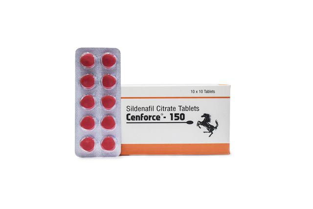 Cenforce 150 red sildenafil tablets box
