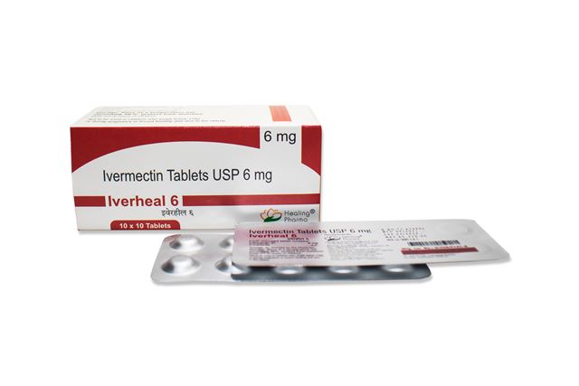 Iverheal 6 ivermectin tablets box