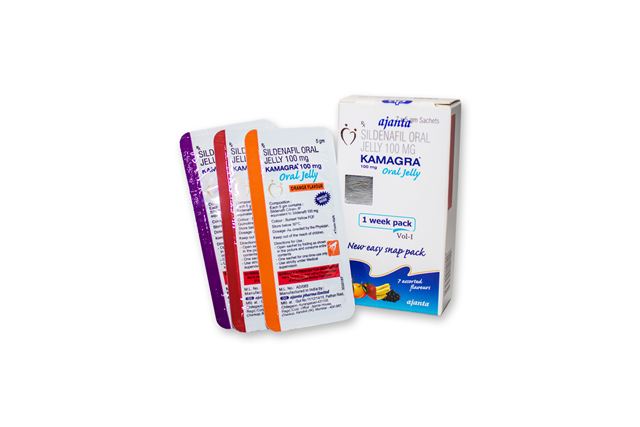 Kamagra Oral Jelly sachets box