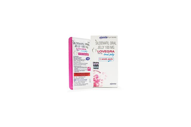 Lovegra Oral Jelly sachets box