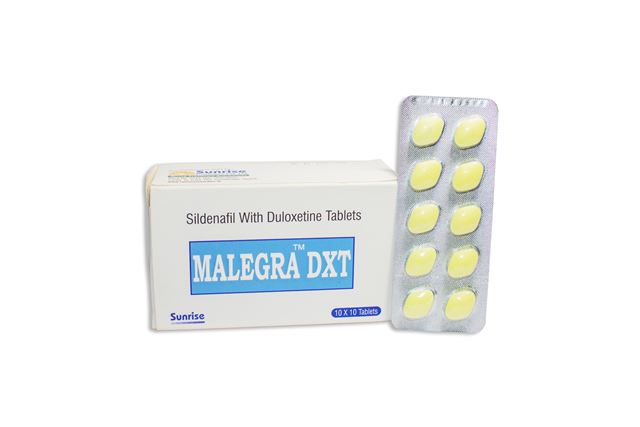 Malegra DXT sildenafil duloxetine tablets box