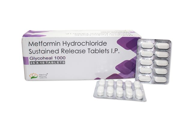 Metformin 1000 mg tablets box